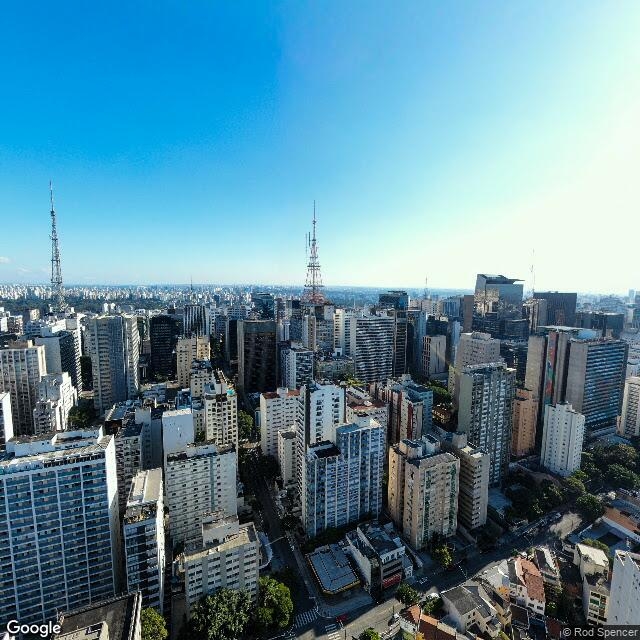 Imagem estática do "Street View" da localização