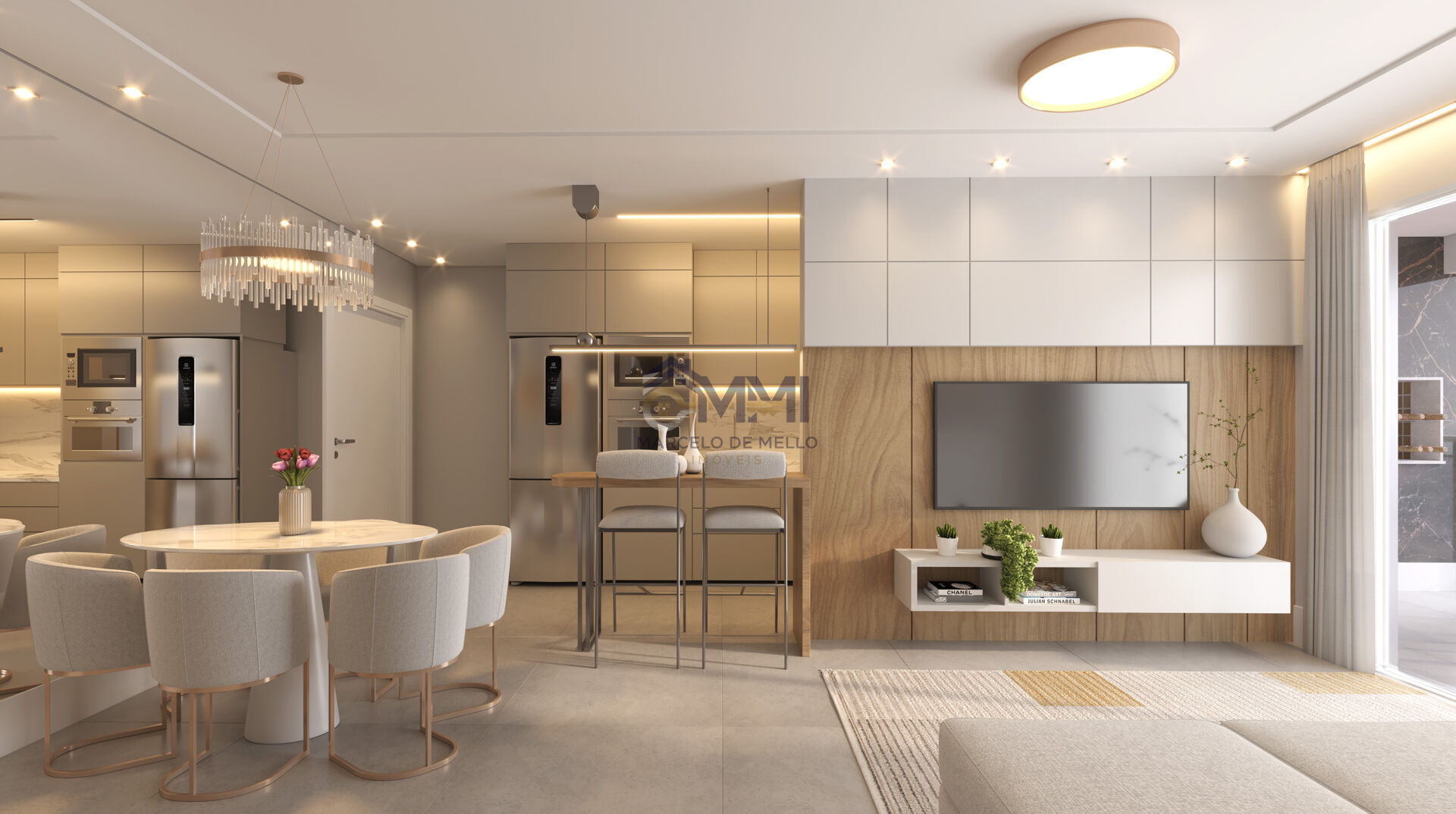 Apartamento à venda com 2 quartos, 67m² - Foto 3