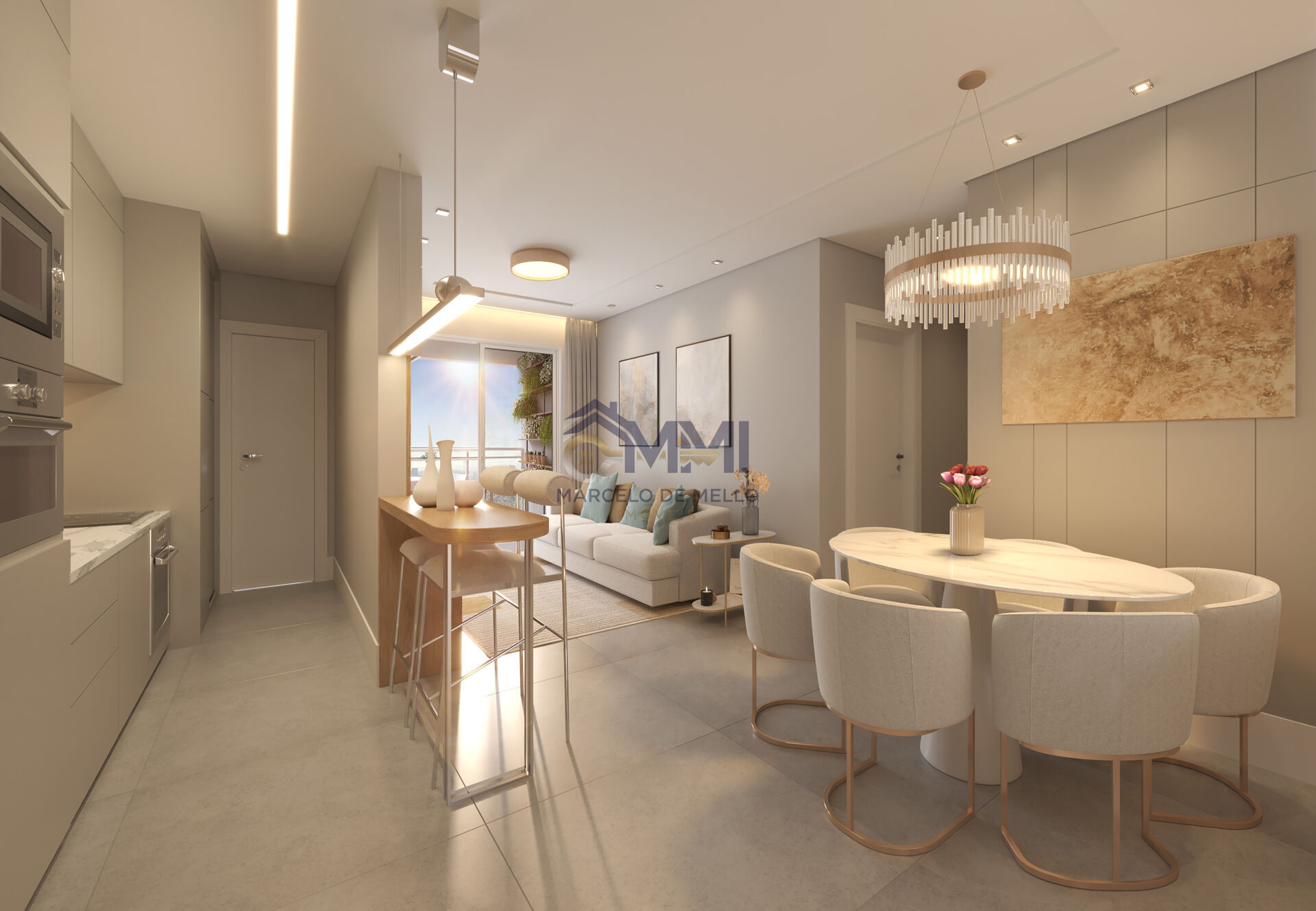 Apartamento à venda com 2 quartos, 67m² - Foto 2