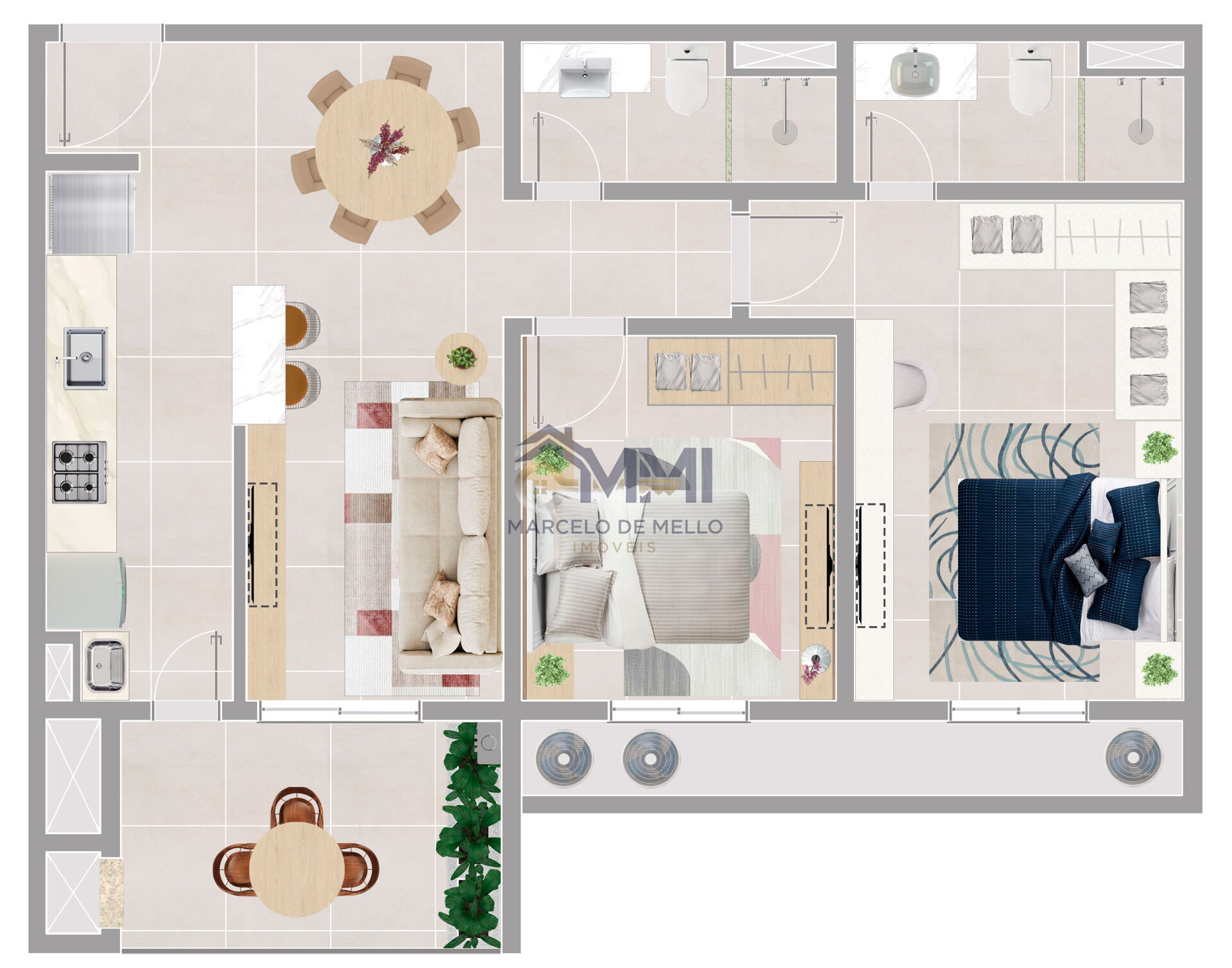Apartamento à venda com 2 quartos, 67m² - Foto 20