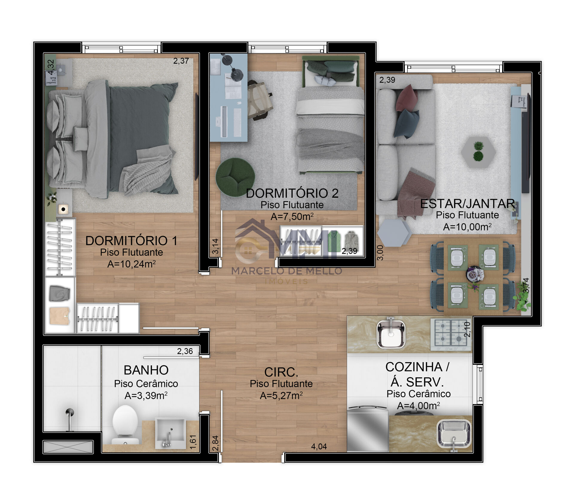 Apartamento à venda com 2 quartos, 47m² - Foto 16