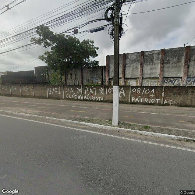 Imagem estática do "Street View" da localização