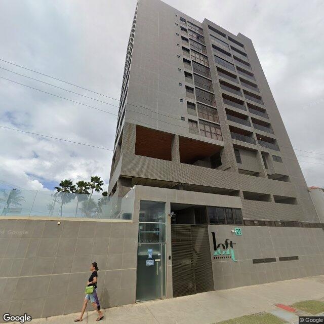 Imagem estática do "Street View" da localização