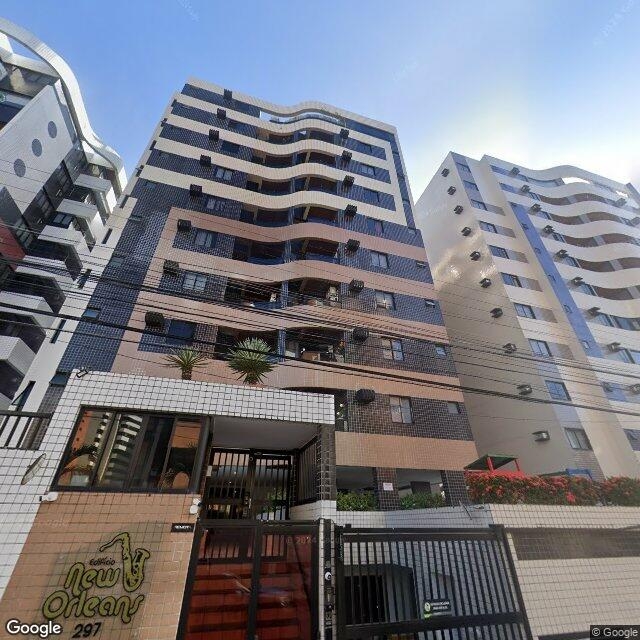 Imagem estática do "Street View" da localização