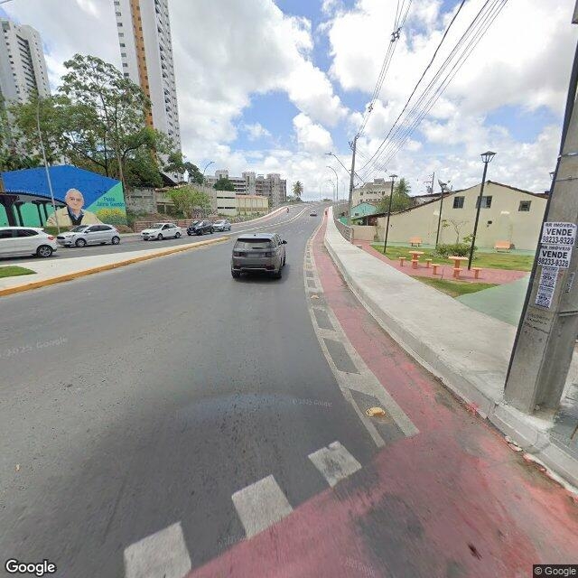 Imagem estática do "Street View" da localização