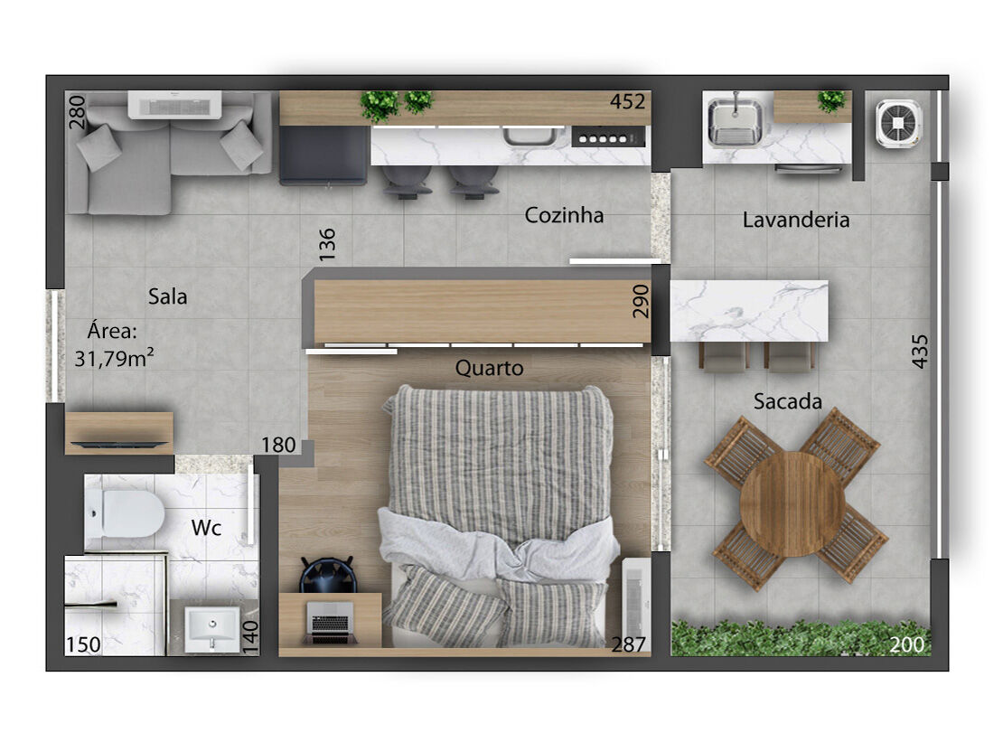 Apartamento, 1 quarto, 30 m² - Foto 9