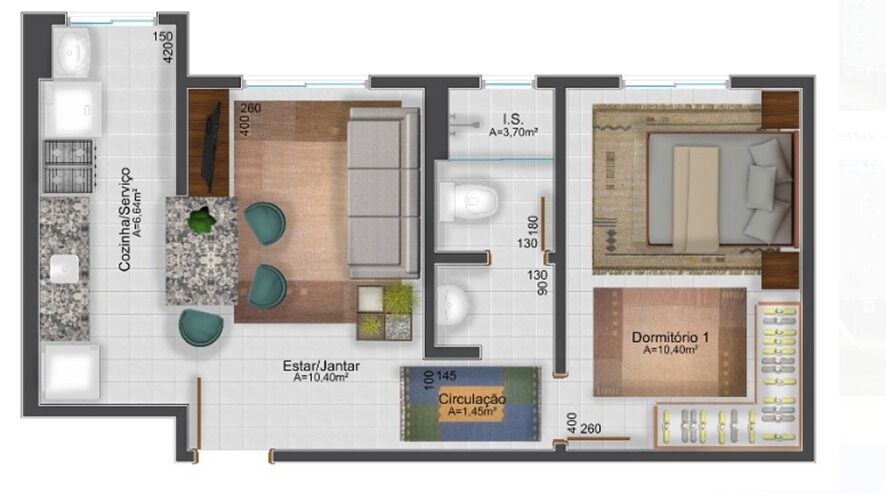 Apartamento, 2 quartos, 52 m² - Foto 15