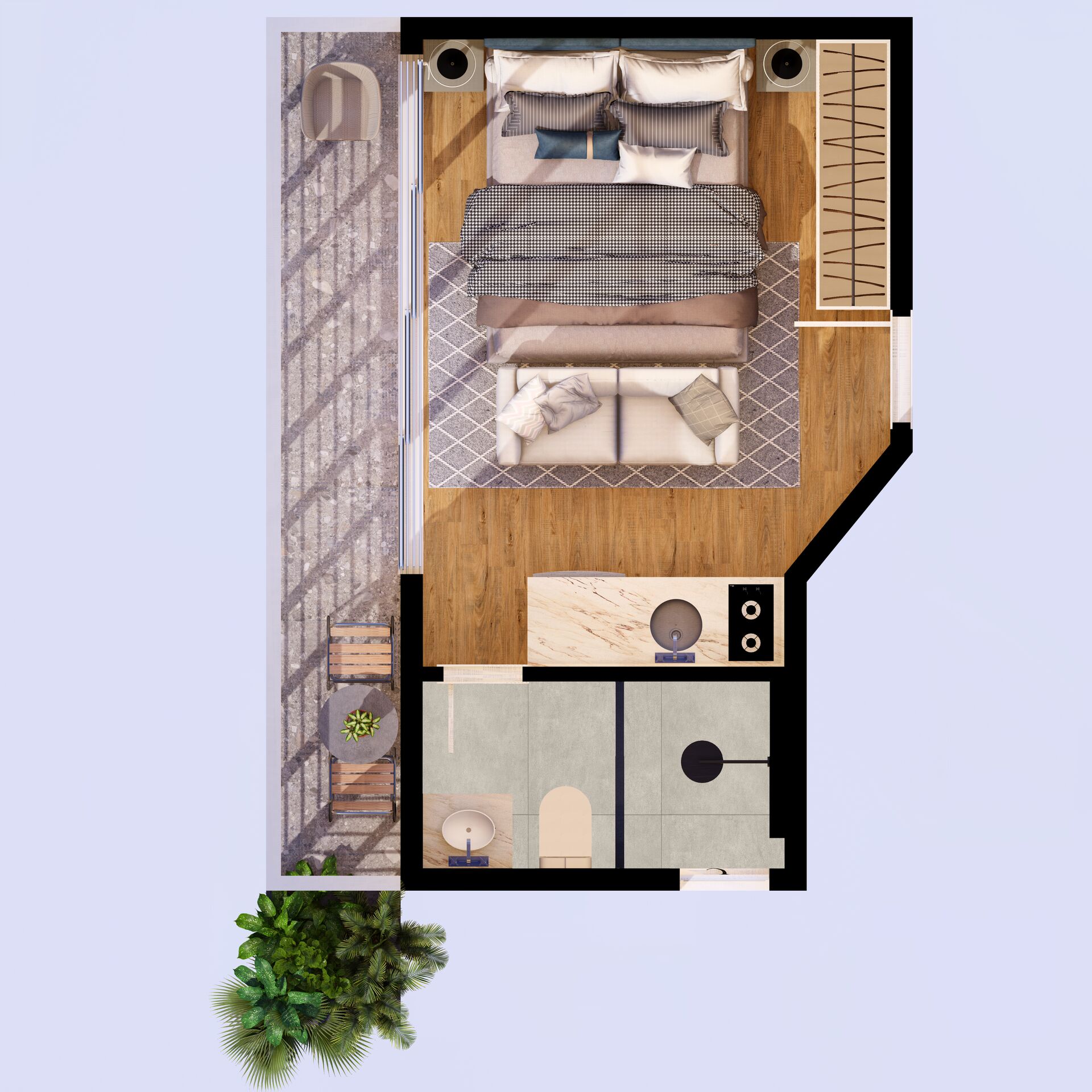 Apartamento, 1 quarto, 16 m² - Foto 6