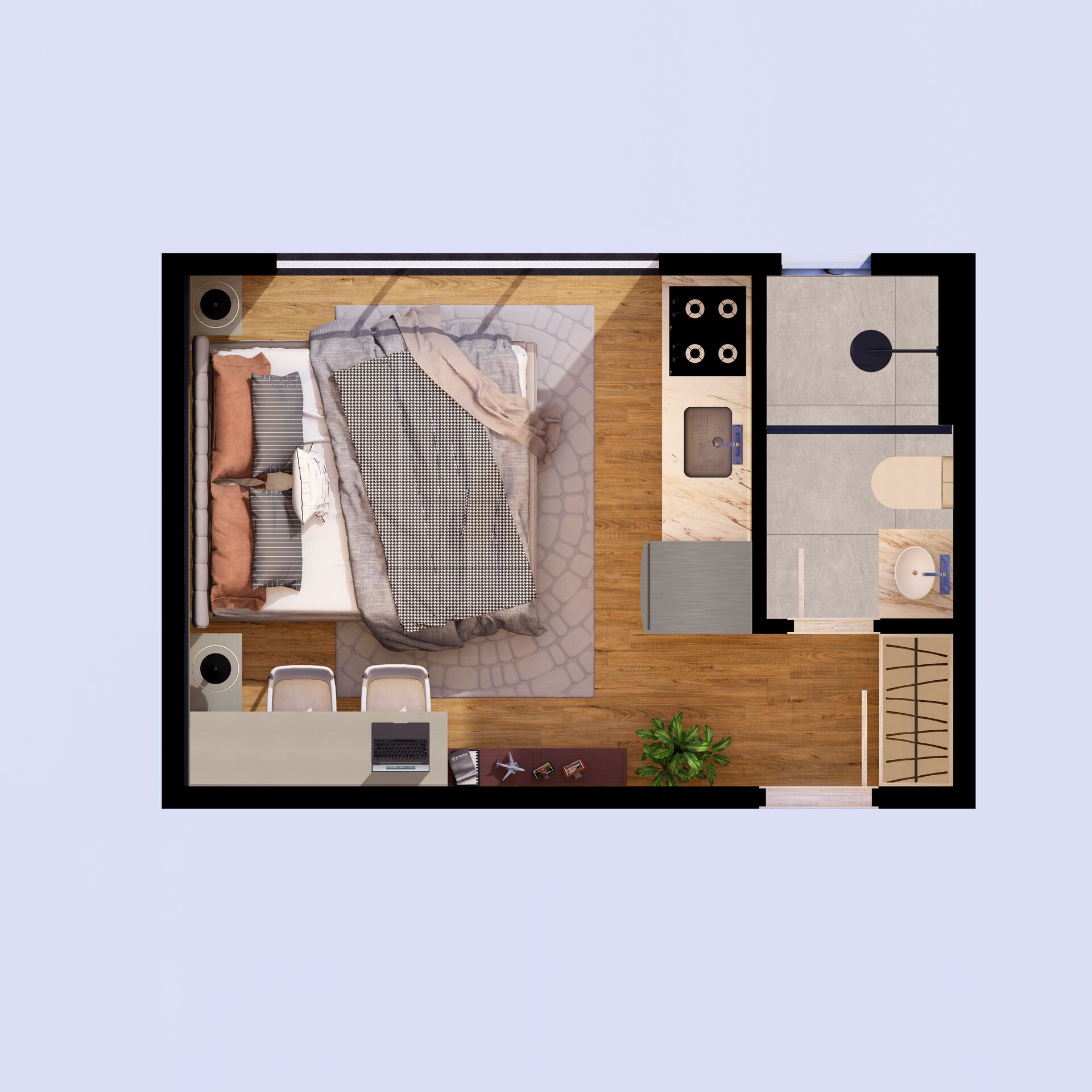 Apartamento, 1 quarto, 16 m² - Foto 5