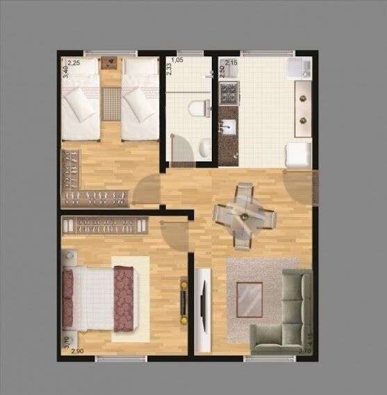 Apartamento, 2 quartos, 60 m² - Foto 36