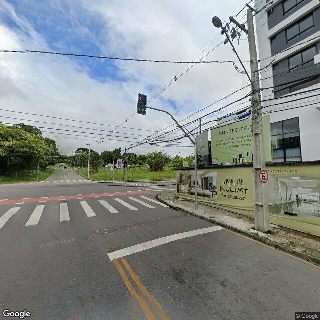 Imagem estática do "Street View" da localização