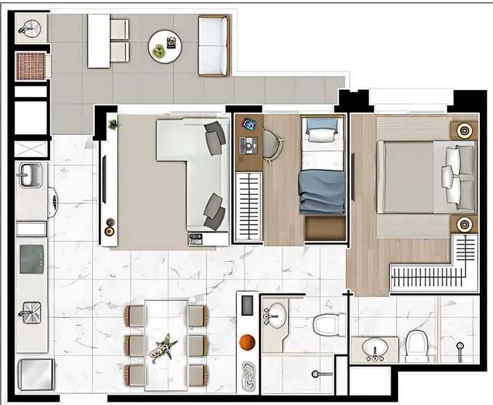Apartamento, 2 quartos, 63 m² - Foto 31