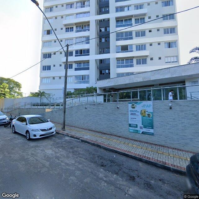 Imagem estática do "Street View" da localização