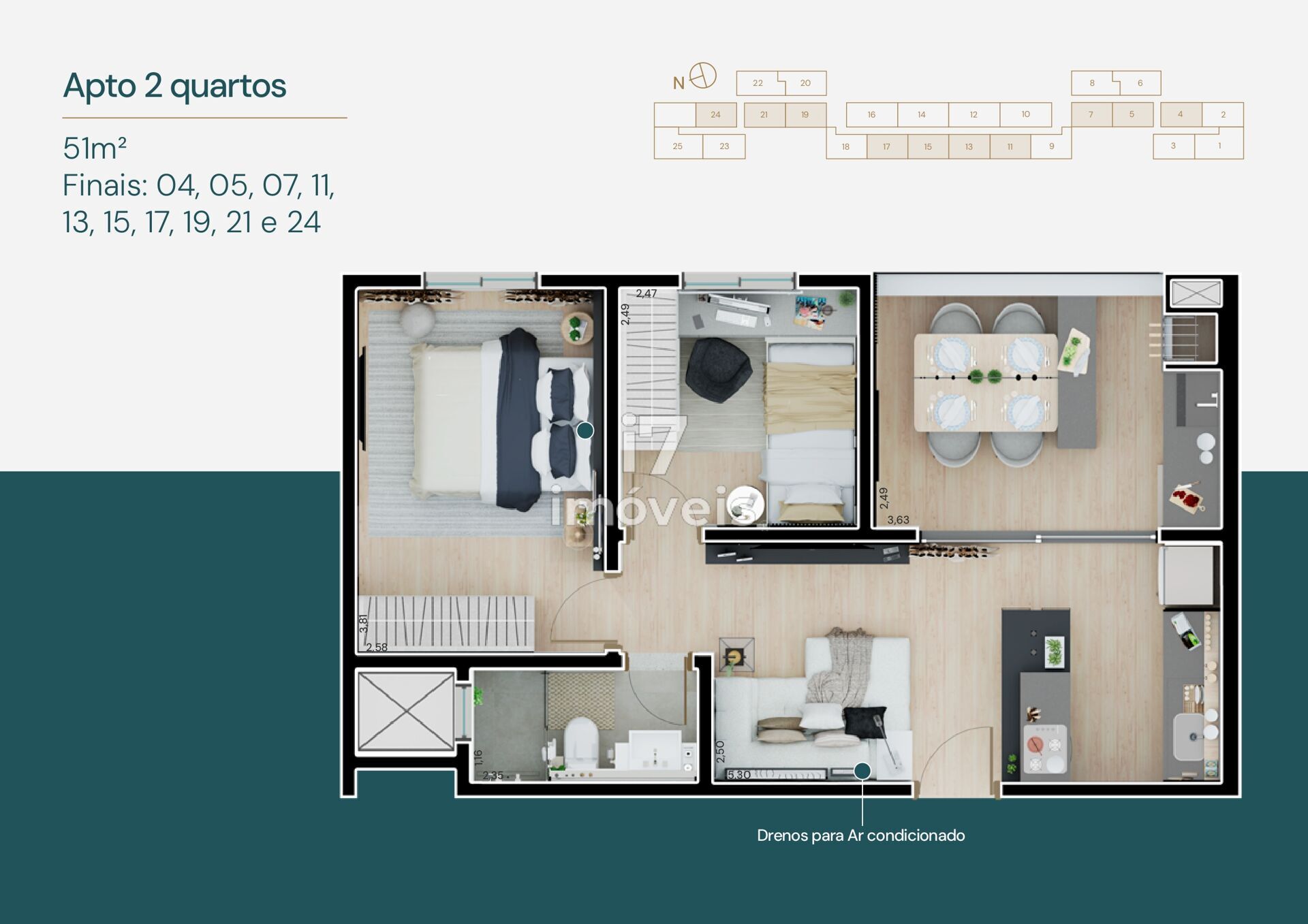 Apartamento à venda com 2 quartos, 56m² - Foto 34