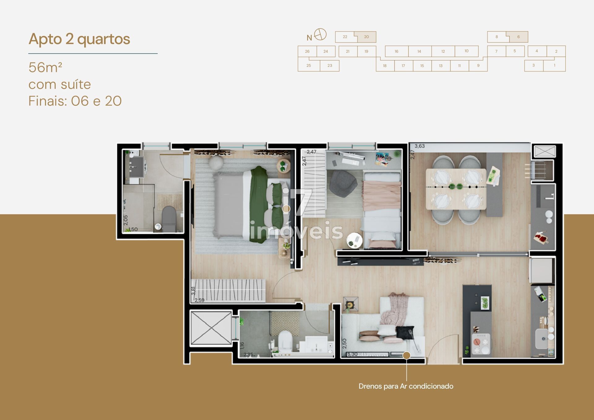 Apartamento à venda com 2 quartos, 56m² - Foto 35