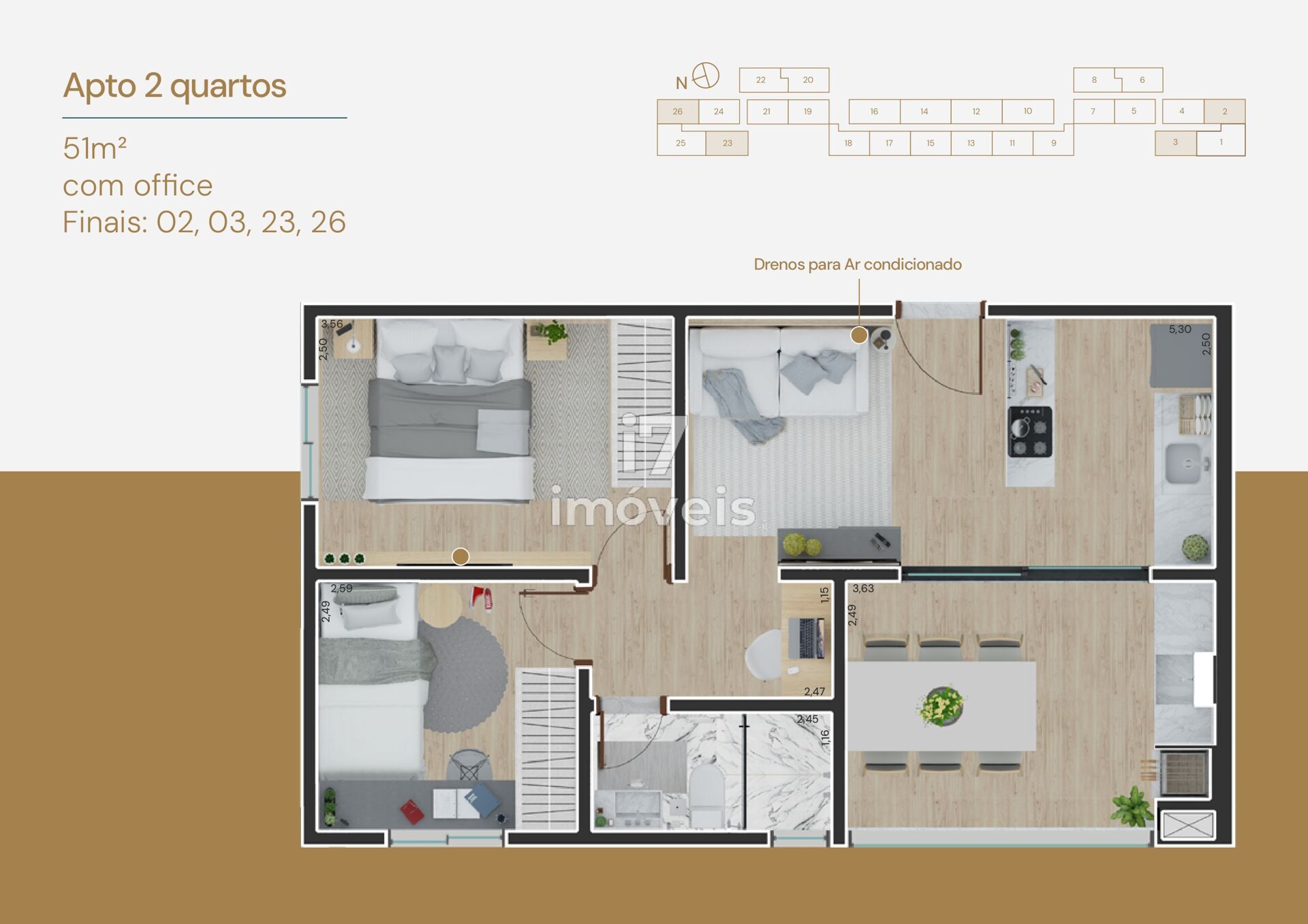 Apartamento à venda com 2 quartos, 56m² - Foto 33