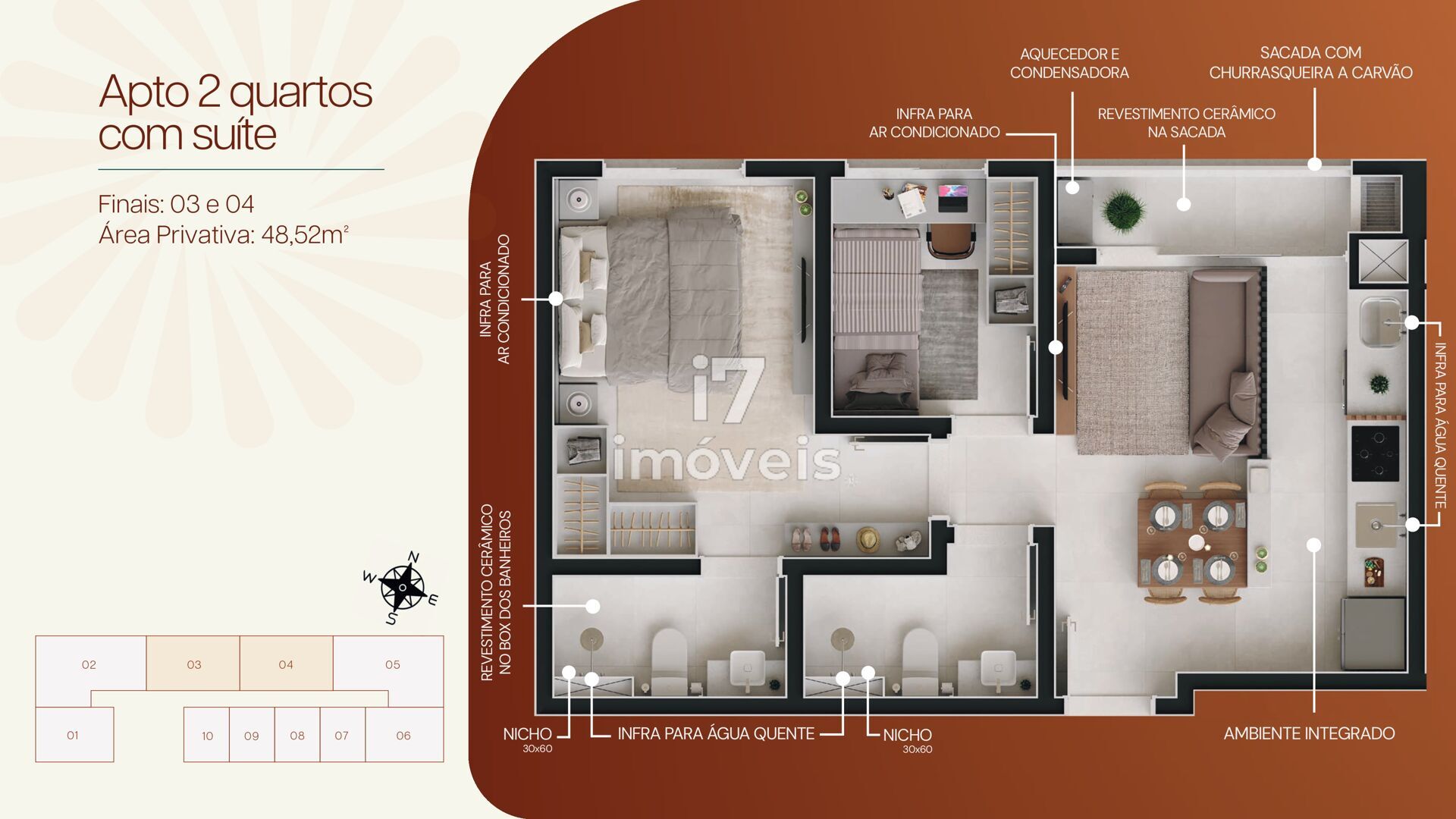 Apartamento à venda com 2 quartos, 48m² - Foto 19