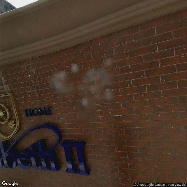 Imagem estática do "Street View" da localização