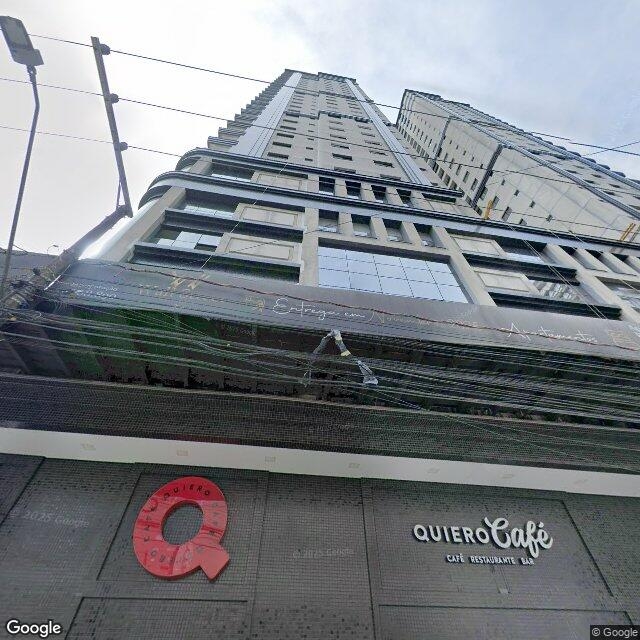 Imagem estática do "Street View" da localização