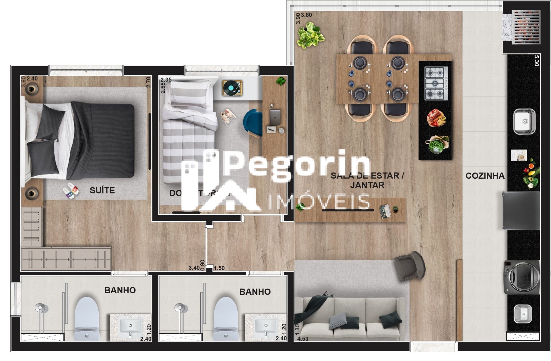 Apartamento à venda com 2 quartos, 48m² - Foto 15