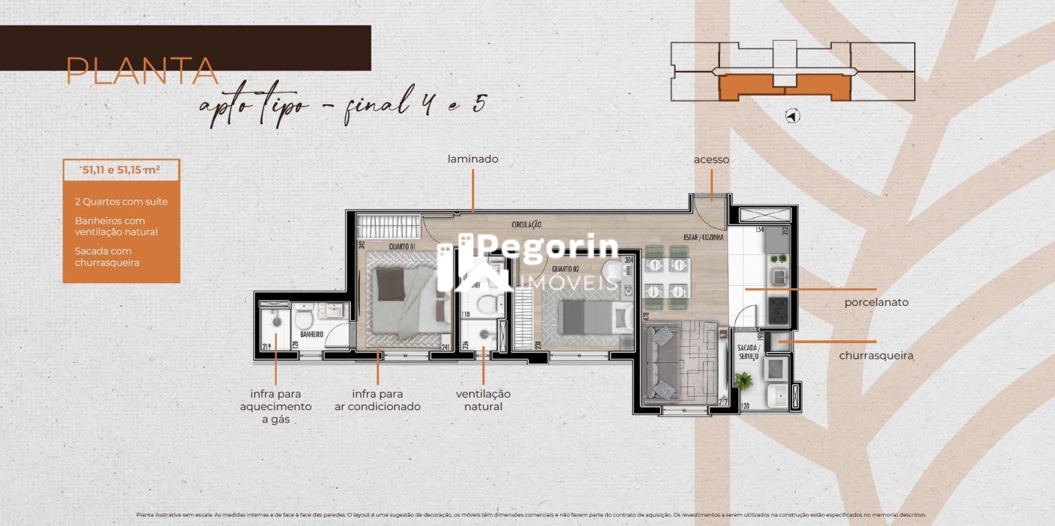 Apartamento à venda com 3 quartos, 66m² - Foto 43