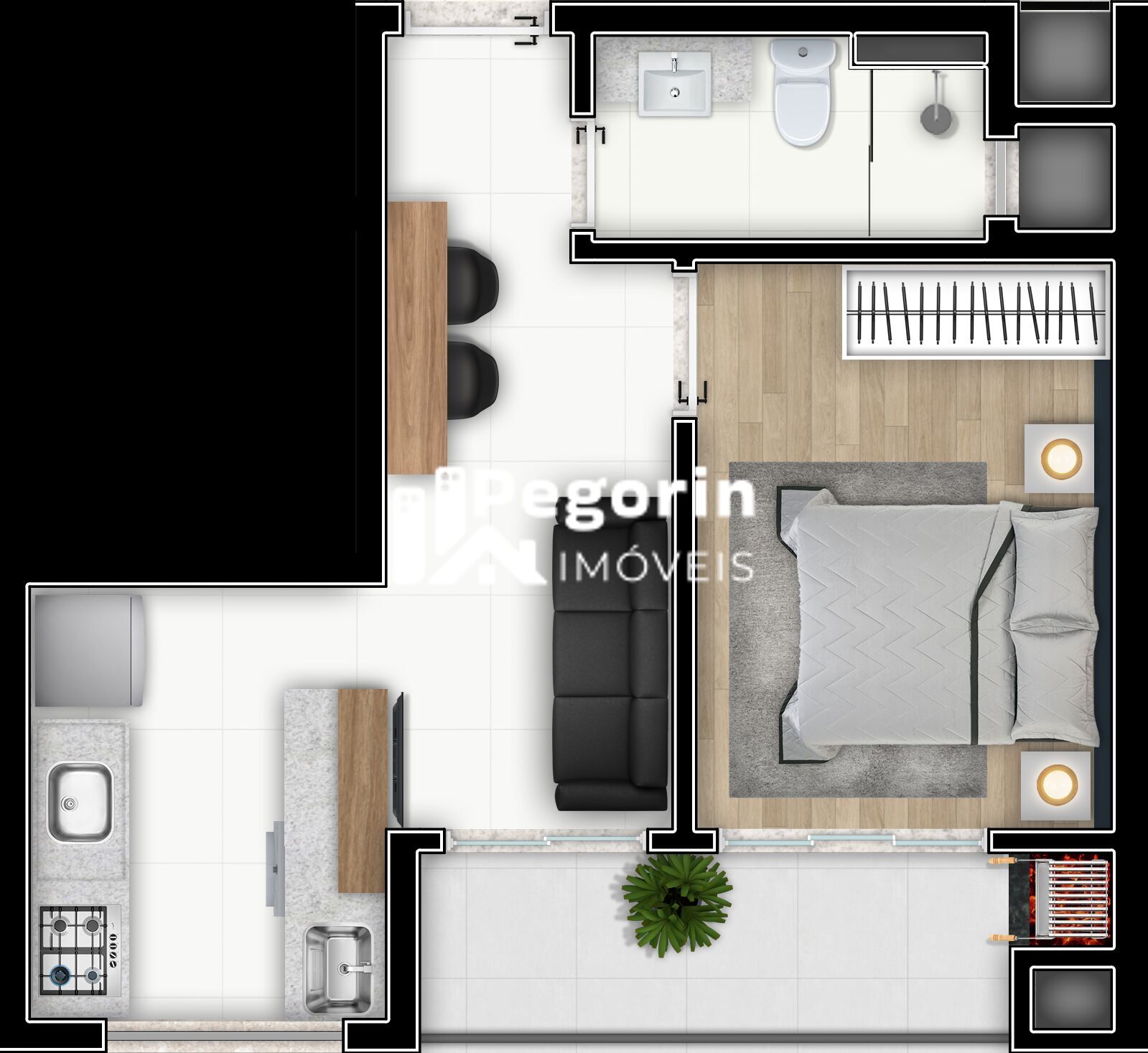 Apartamento à venda com 2 quartos, 52m² - Foto 12