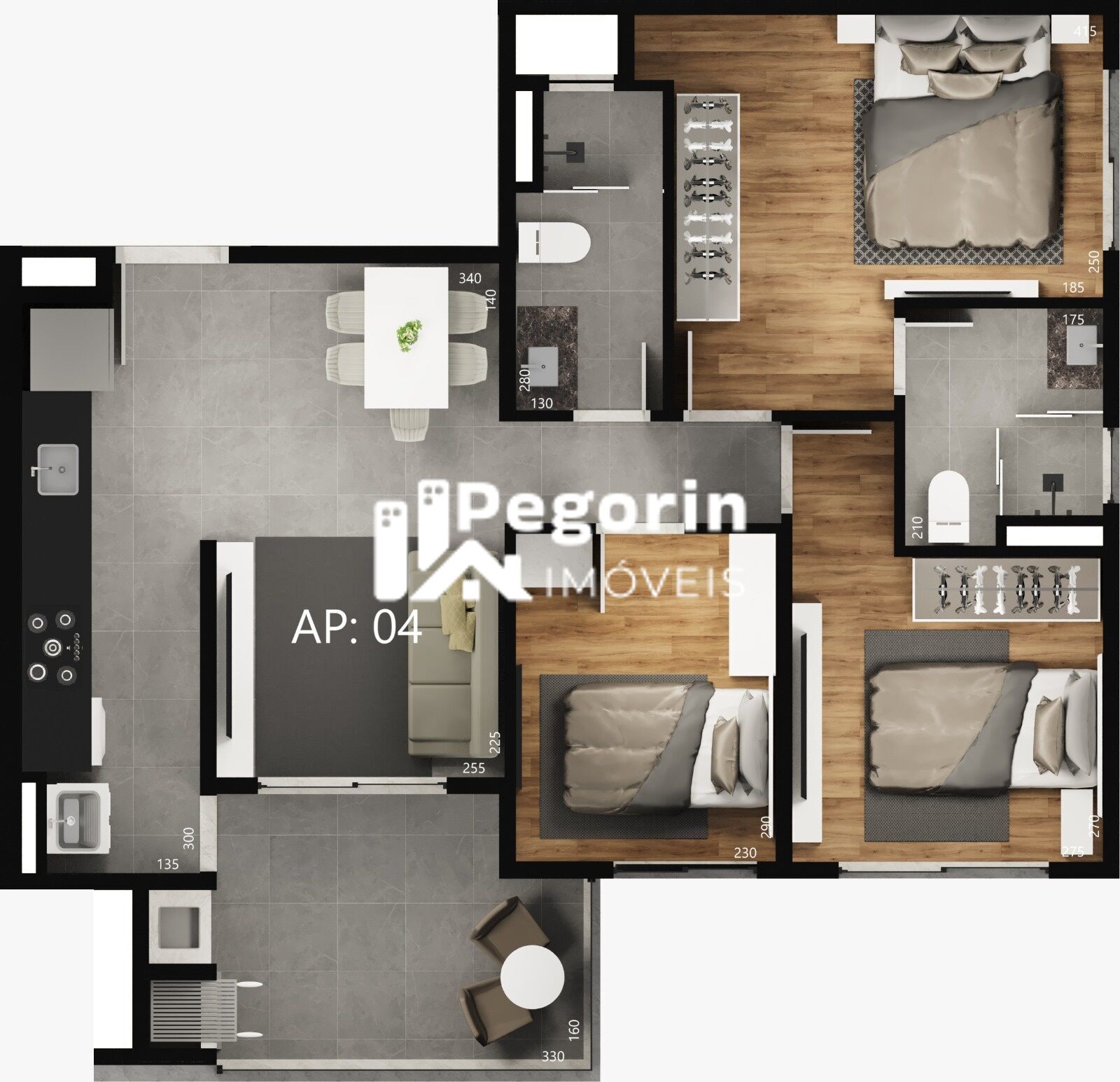 Apartamento à venda com 3 quartos, 73m² - Foto 18