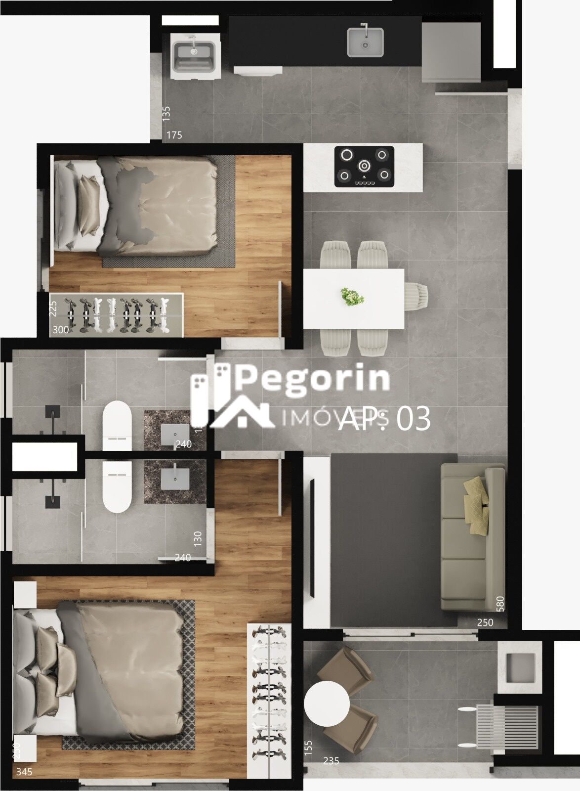 Apartamento à venda com 3 quartos, 73m² - Foto 17