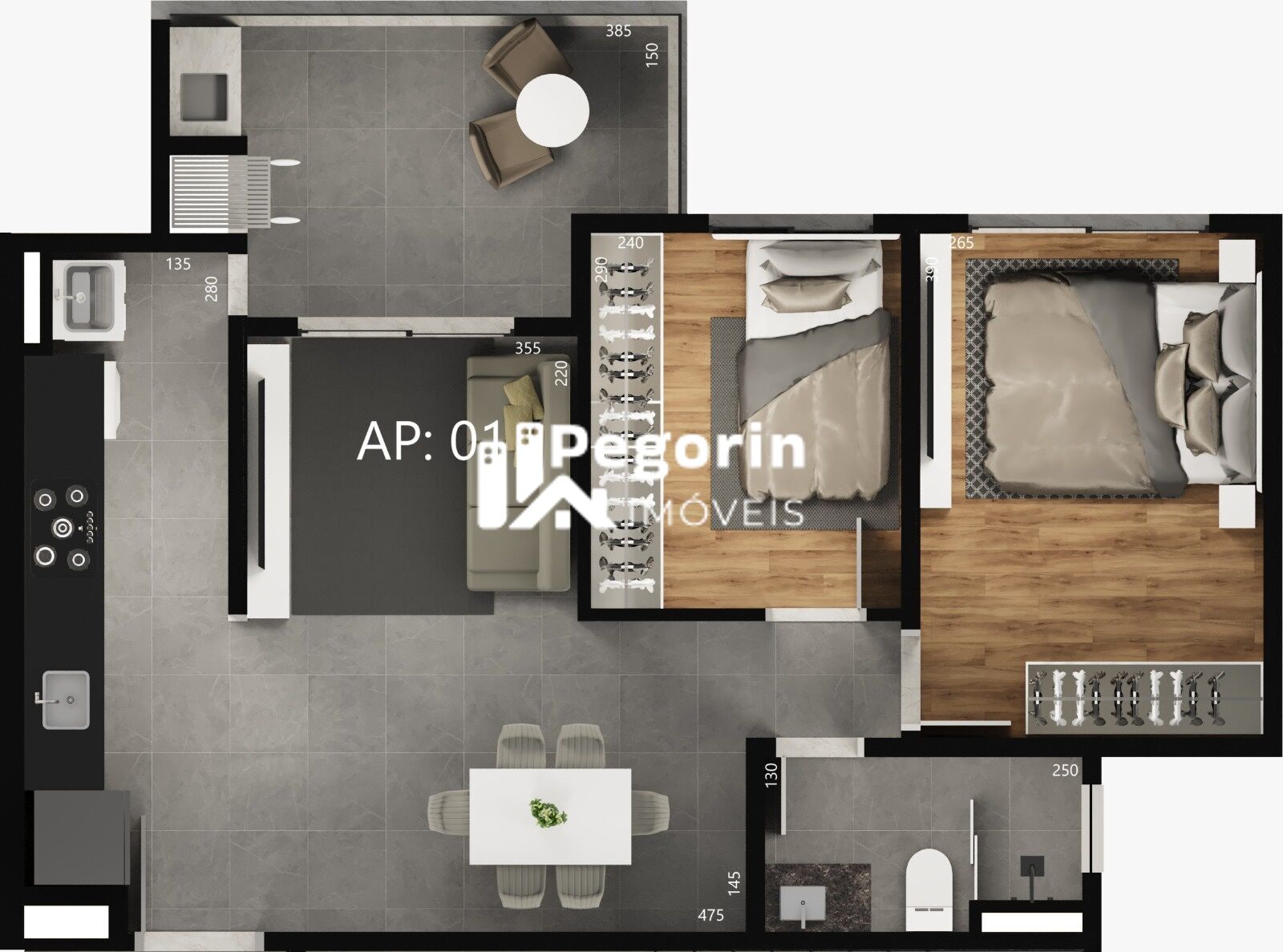 Apartamento à venda com 3 quartos, 73m² - Foto 15