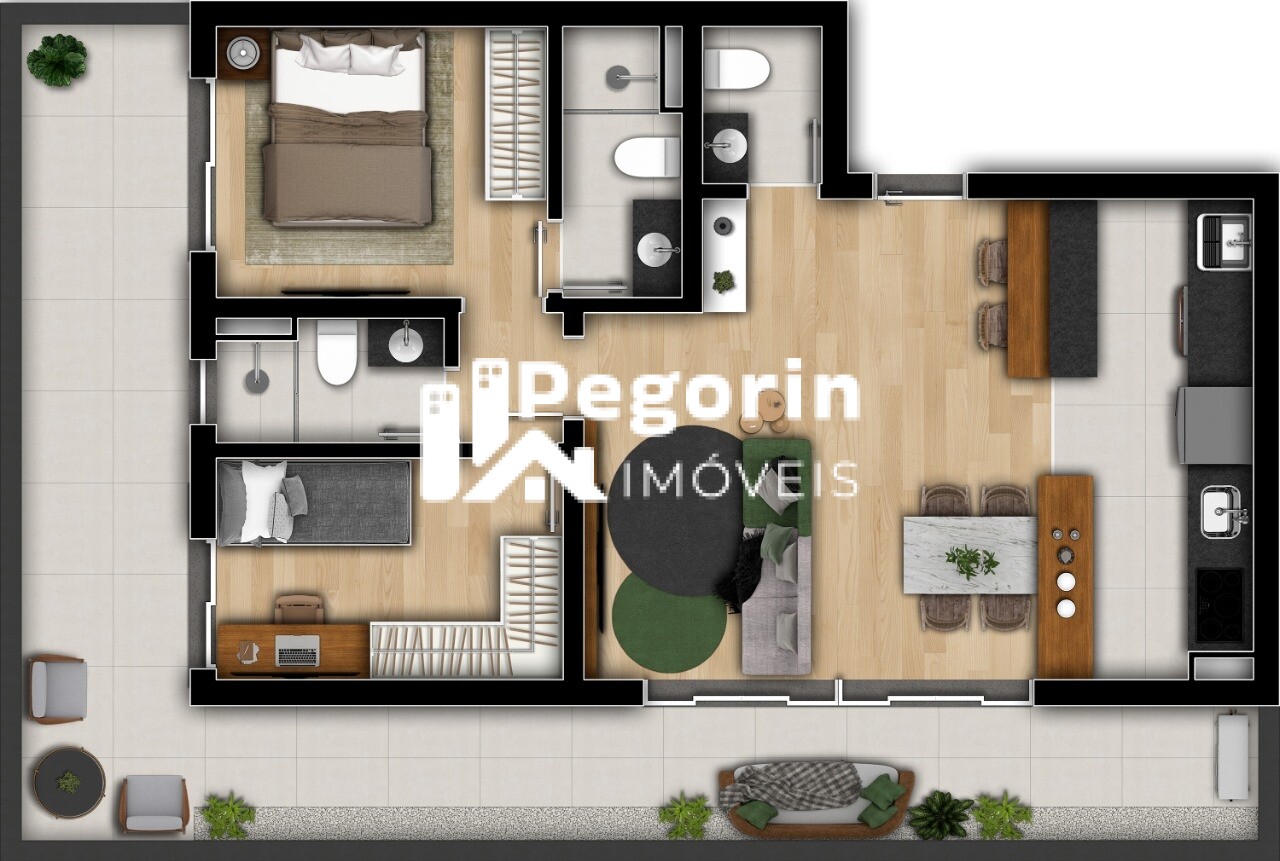 Apartamento à venda com 1 quarto, 30m² - Foto 25