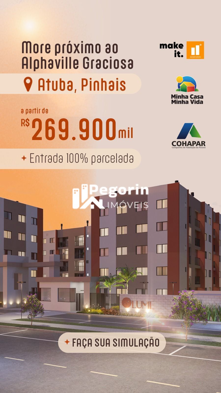 Apartamento à venda com 2 quartos, 44m² - Foto 1