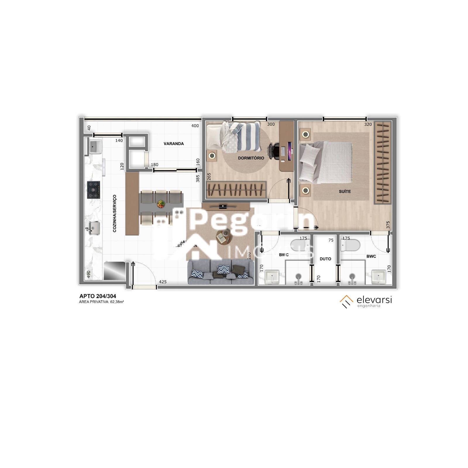 Apartamento à venda com 2 quartos, 62m² - Foto 13