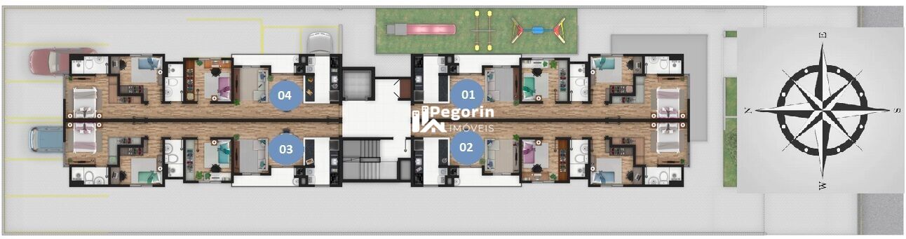 Apartamento à venda com 3 quartos, 77m² - Foto 16