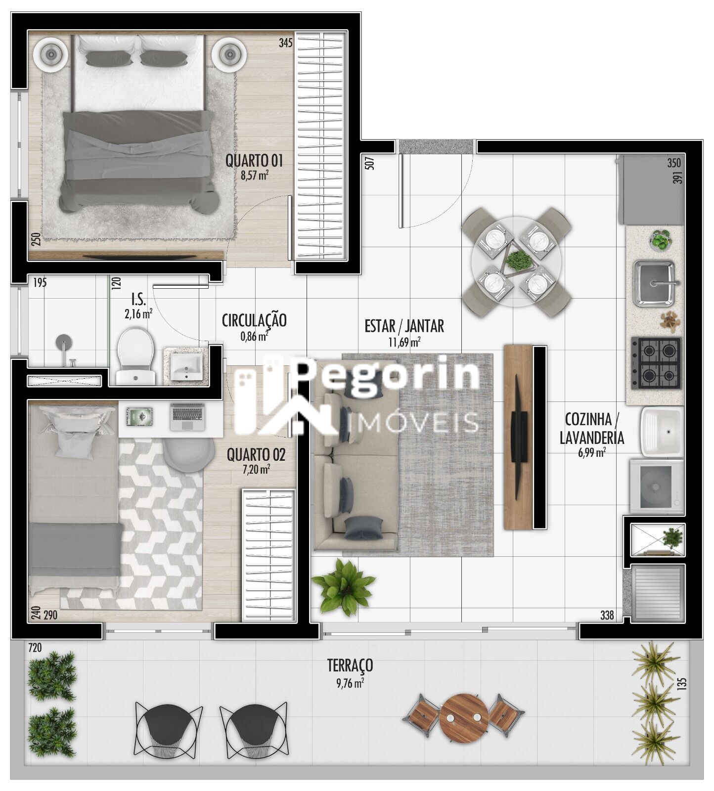 Apartamento à venda com 2 quartos, 48m² - Foto 17