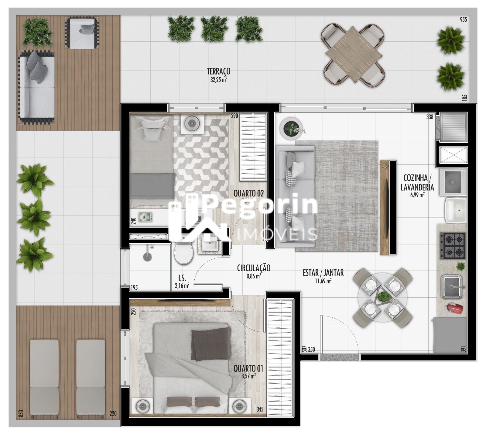 Apartamento à venda com 2 quartos, 48m² - Foto 21