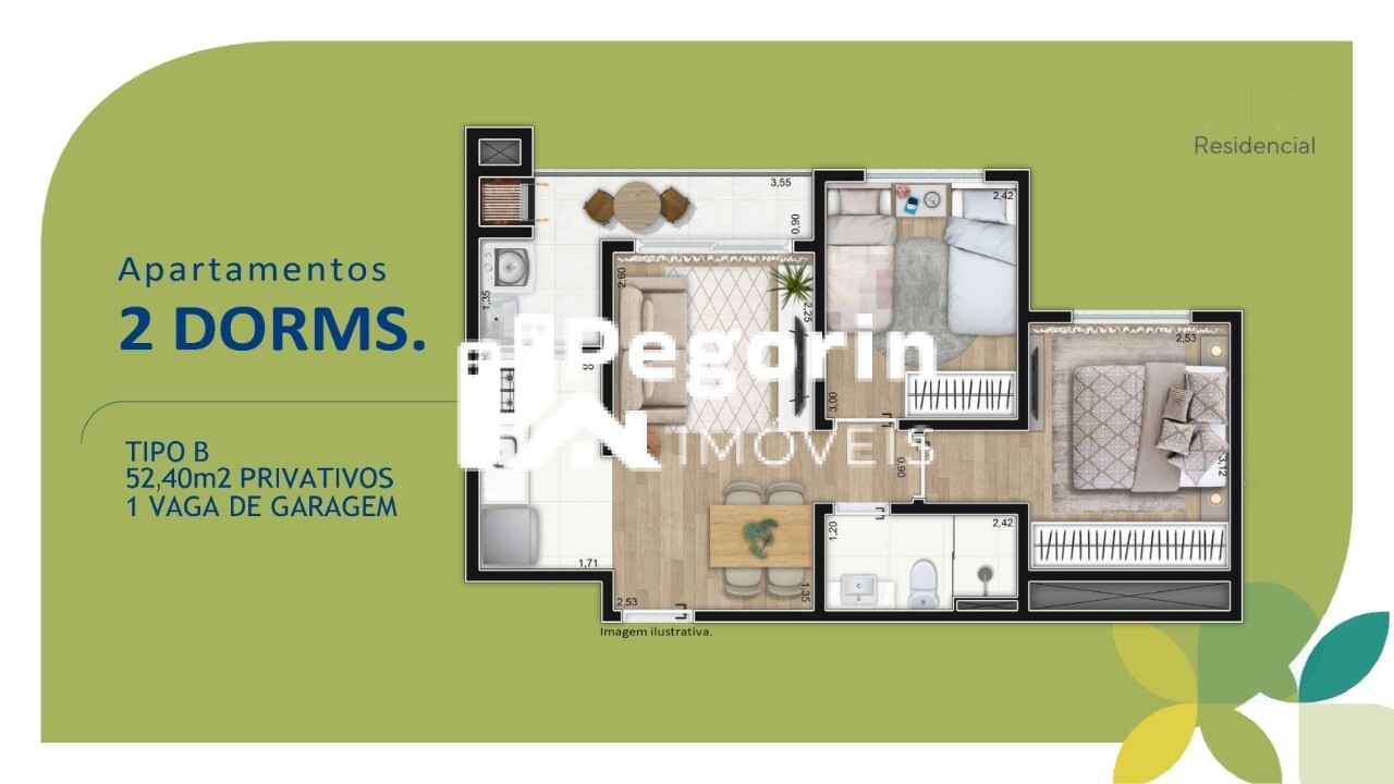 Apartamento à venda com 2 quartos, 51m² - Foto 18