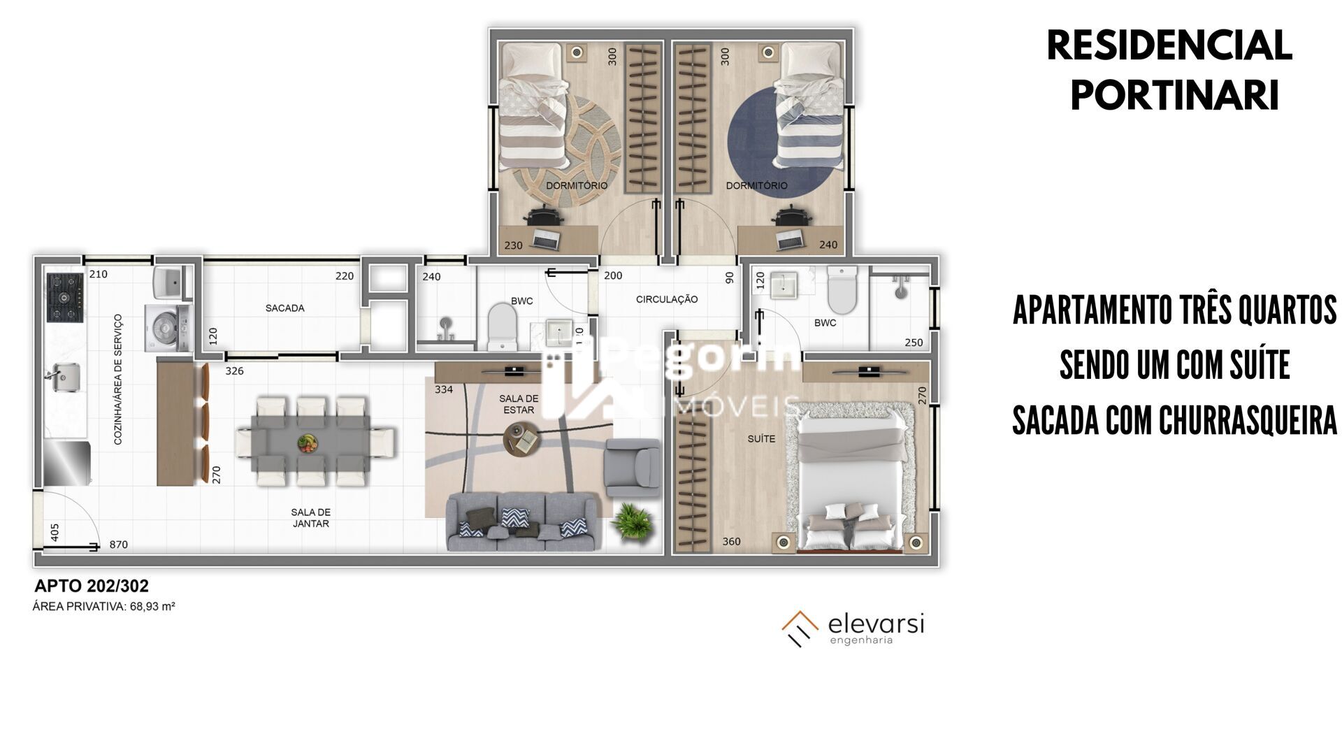 Apartamento à venda com 3 quartos, 65m² - Foto 9