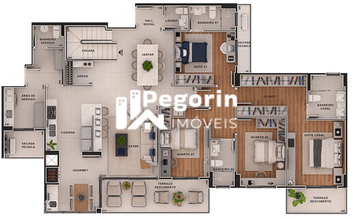 Apartamento à venda com 4 quartos, 238m² - Foto 25