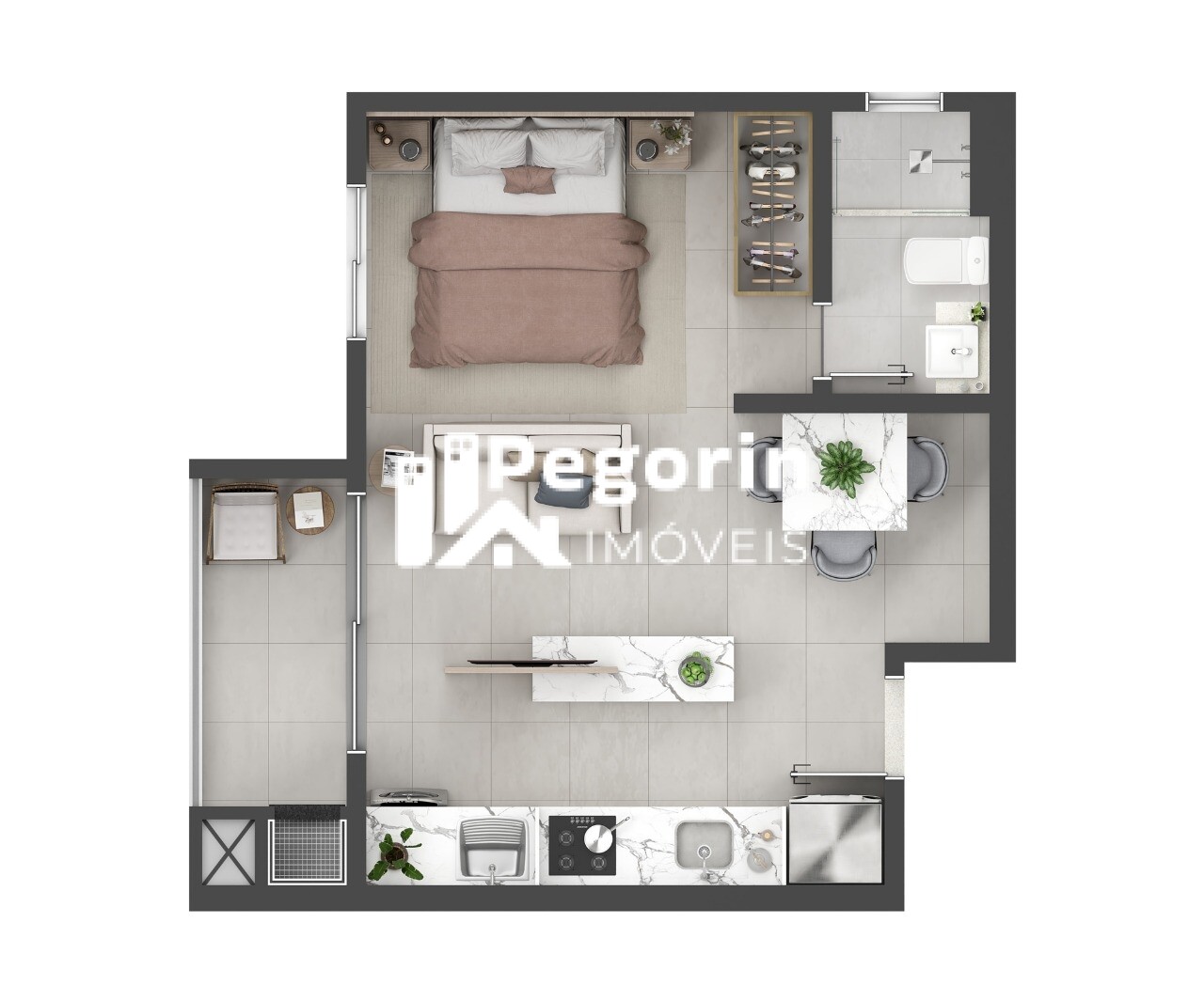 Apartamento à venda com 2 quartos, 57m² - Foto 34