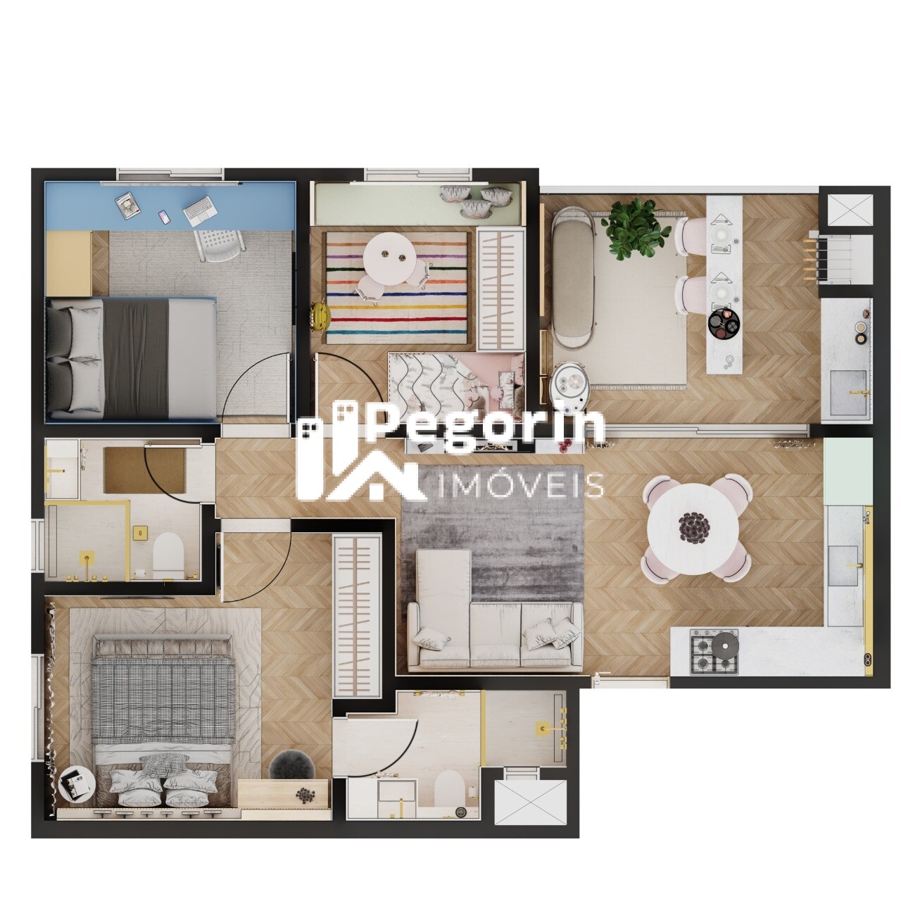 Apartamento à venda com 2 quartos, 57m² - Foto 40