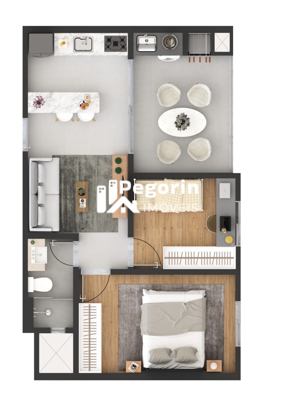 Apartamento à venda com 2 quartos, 57m² - Foto 35