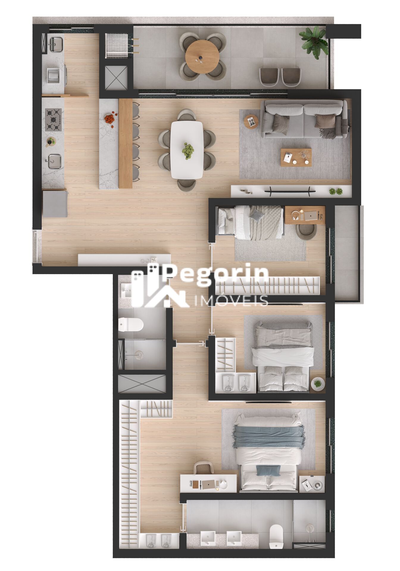 Apartamento à venda com 3 quartos, 101m² - Foto 39