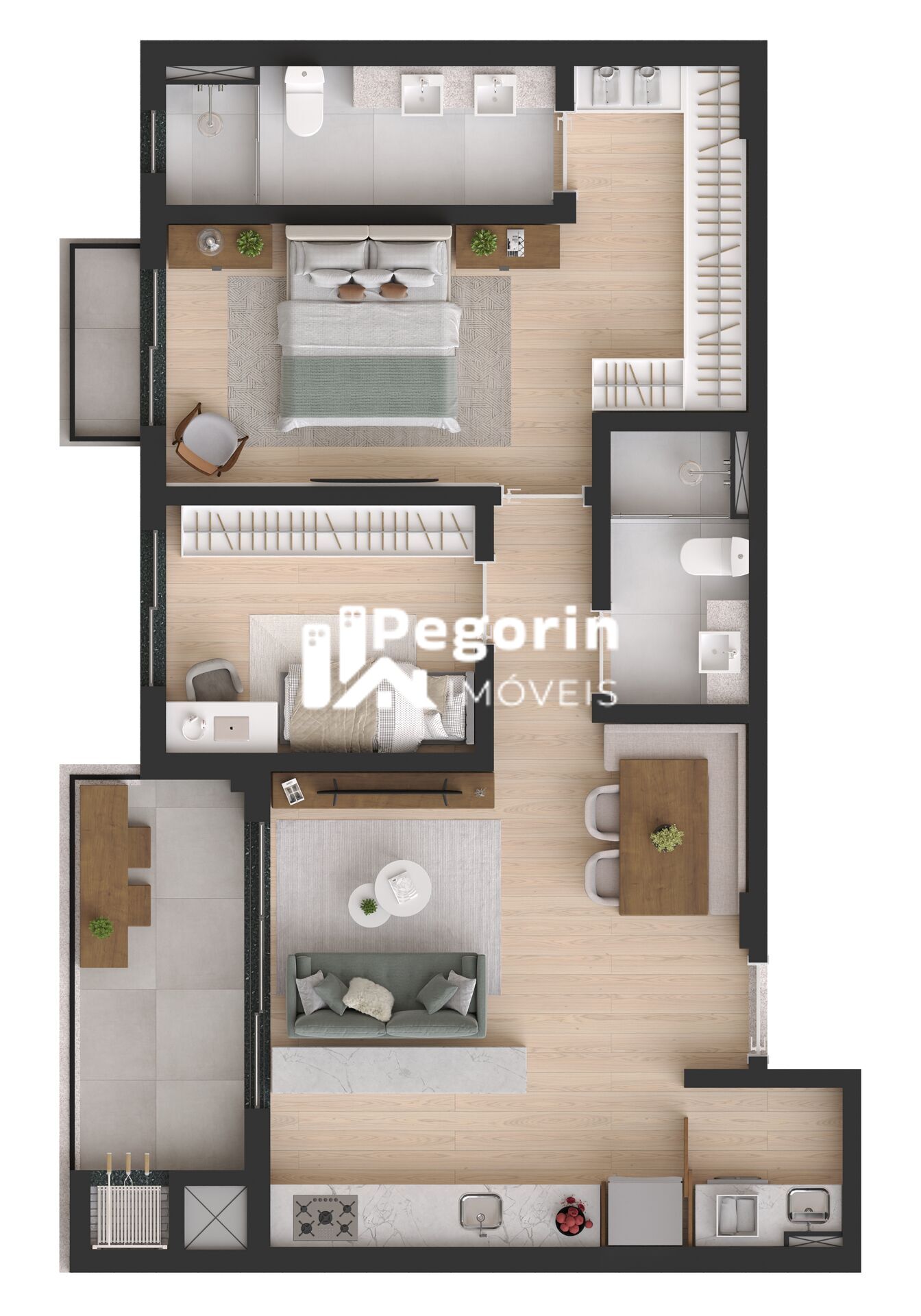 Apartamento à venda com 3 quartos, 101m² - Foto 43