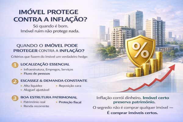 📌 Imóvel protege contra a inflação?