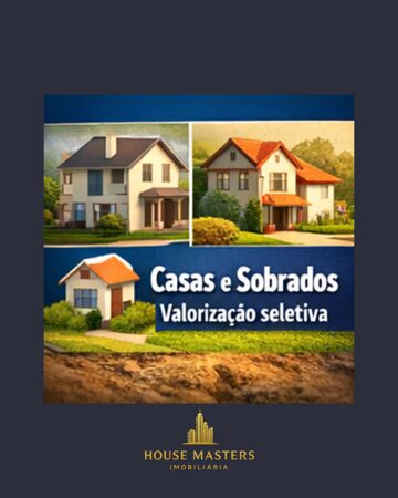 Casas e sobrados não valorizam igual apartamento.