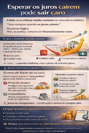 Esperar os juros caírem pode sair caro!