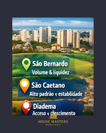 O ABC Paulista não é tudo igual… e isso impacta diretamente no valor do seu imóvel.