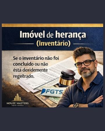 Imóvel de herança precisa de inventário concluído.