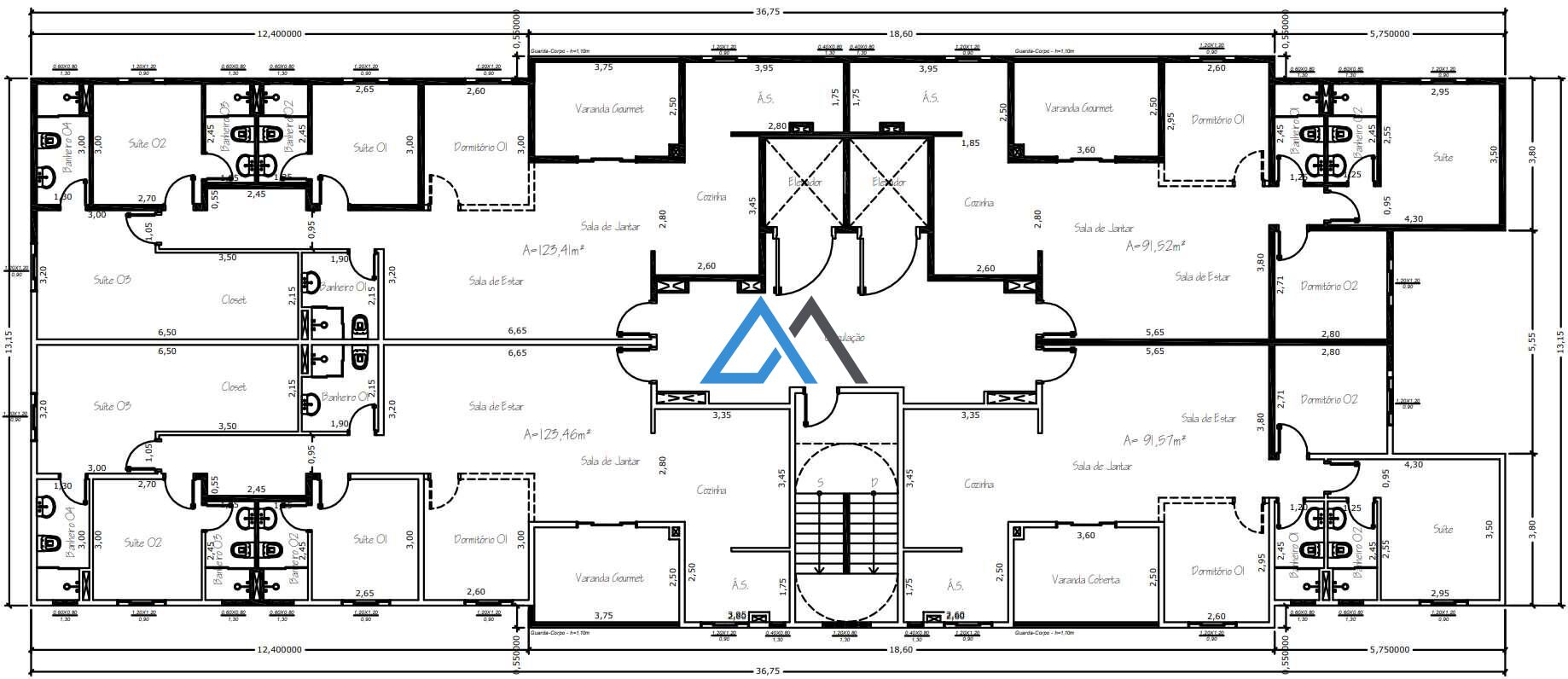 Apartamento à venda com 3 quartos, 155m² - Foto 16