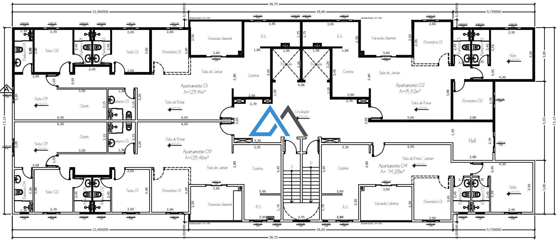 Apartamento à venda com 3 quartos, 155m² - Foto 15